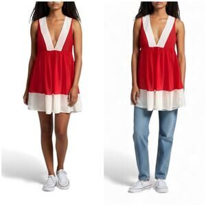 Petticoat Alley sheer lightweight babydoll tunic dress